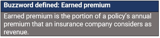 Earned premium definition